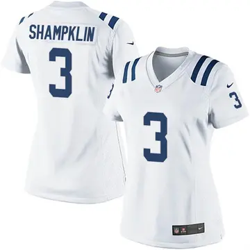 Nike Aaron Shampklin Women's Game Indianapolis Colts White Jersey