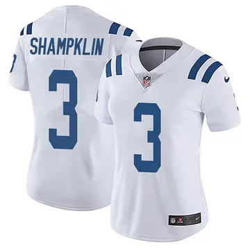 Nike Aaron Shampklin Women's Limited Indianapolis Colts White Vapor Untouchable Jersey