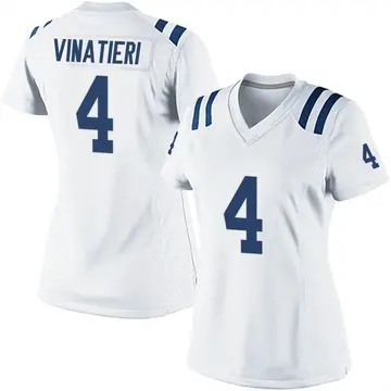 Nike Adam Vinatieri Women's Game Indianapolis Colts White Jersey