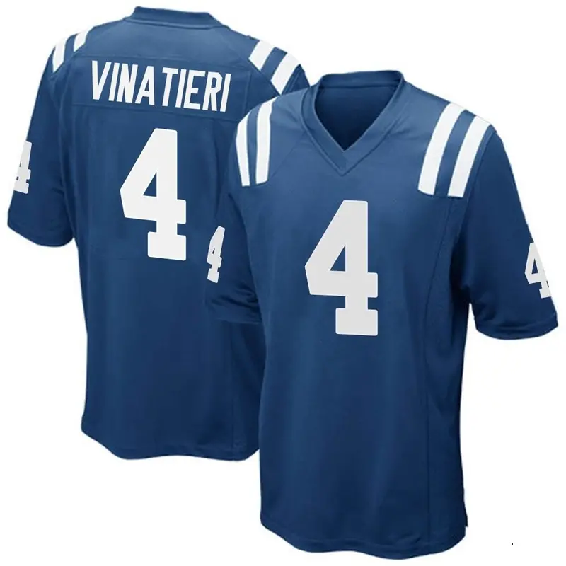 Nike Adam Vinatieri Youth Game Indianapolis Colts Royal Blue Team Color Jersey