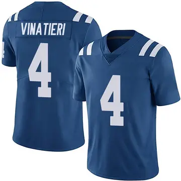 Nike Adam Vinatieri Youth Limited Indianapolis Colts Royal Team Color Vapor Untouchable Jersey