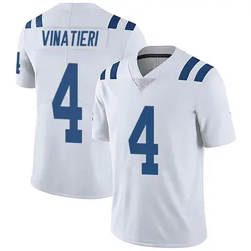 Nike Adam Vinatieri Youth Limited Indianapolis Colts White Vapor Untouchable Jersey