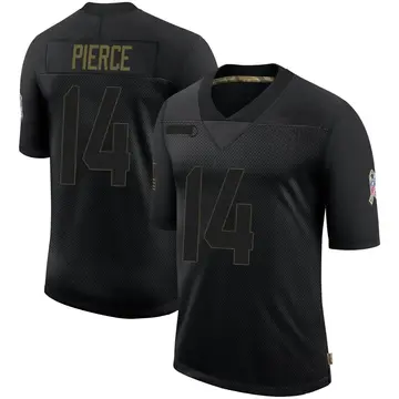 Nike Alec Pierce Men's Limited Indianapolis Colts Black 2020 Salute To Service Jersey