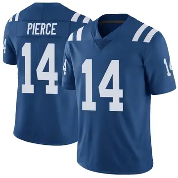 Nike Alec Pierce Men's Limited Indianapolis Colts Royal Color Rush Vapor Untouchable Jersey