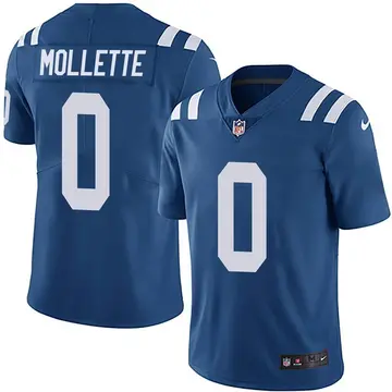 Nike Alex Mollette Youth Limited Indianapolis Colts Royal Team Color Vapor Untouchable Jersey
