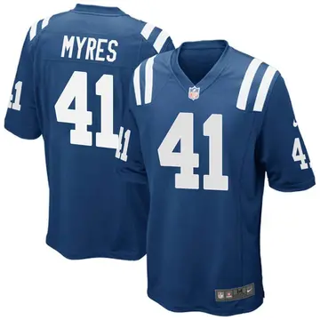 Nike Alexander Myres Youth Game Indianapolis Colts Royal Blue Team Color Jersey