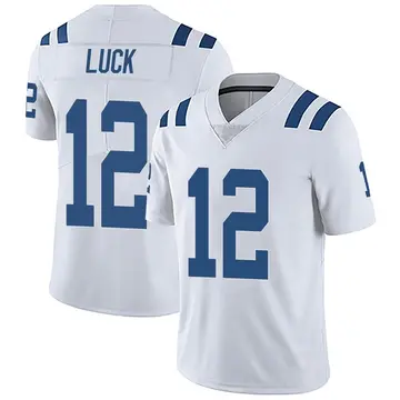 Nike Andrew Luck Men's Limited Indianapolis Colts White Vapor Untouchable Jersey