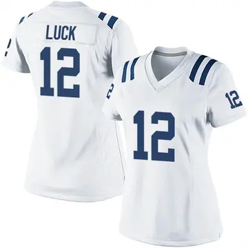 Nike Andrew Luck Women's Game Indianapolis Colts White Jersey