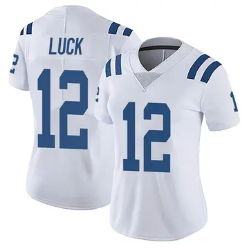 Nike Andrew Luck Women's Limited Indianapolis Colts White Vapor Untouchable Jersey