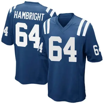 Nike Arlington Hambright Men's Game Indianapolis Colts Royal Blue Team Color Jersey