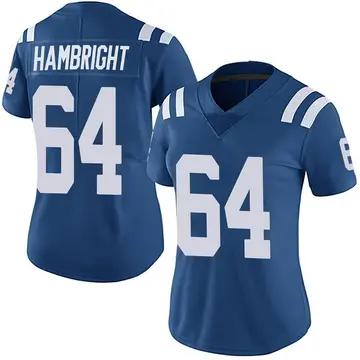 Nike Arlington Hambright Women's Limited Indianapolis Colts Royal Team Color Vapor Untouchable Jersey