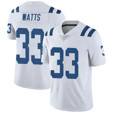 Nike Armani Watts Men's Limited Indianapolis Colts White Vapor Untouchable Jersey