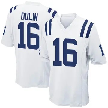 Nike Ashton Dulin Men's Game Indianapolis Colts White Jersey