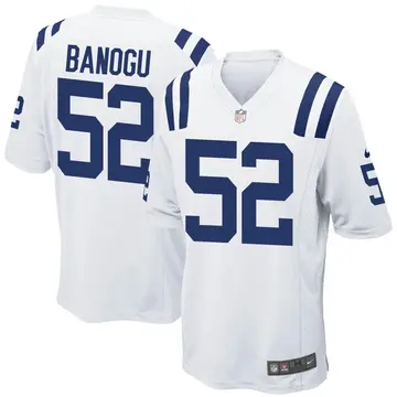 Nike Ben Banogu Men's Game Indianapolis Colts White Jersey
