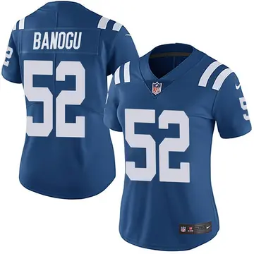 Nike Ben Banogu Women's Limited Indianapolis Colts Royal Team Color Vapor Untouchable Jersey