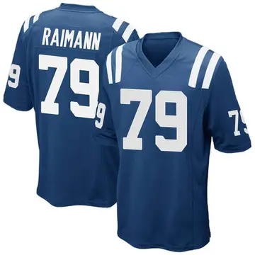 Nike Bernhard Raimann Men's Game Indianapolis Colts Royal Blue Team Color Jersey