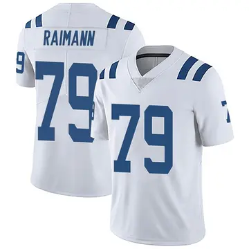 Nike Bernhard Raimann Men's Limited Indianapolis Colts White Vapor Untouchable Jersey