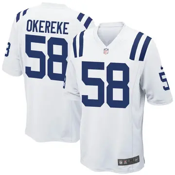 Nike Bobby Okereke Youth Game Indianapolis Colts White Jersey