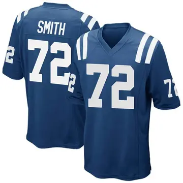 Nike Braden Smith Men's Game Indianapolis Colts Royal Blue Team Color Jersey