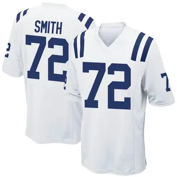 Nike Braden Smith Men's Game Indianapolis Colts White Jersey