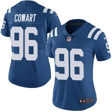 Nike Byron Cowart Women's Limited Indianapolis Colts Royal Team Color Vapor Untouchable Jersey