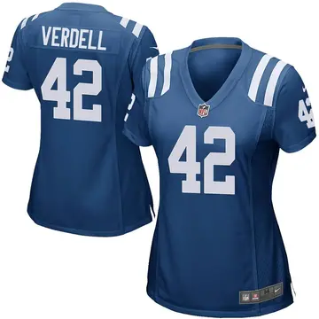 Nike CJ Verdell Women's Game Indianapolis Colts Royal Blue Team Color Jersey