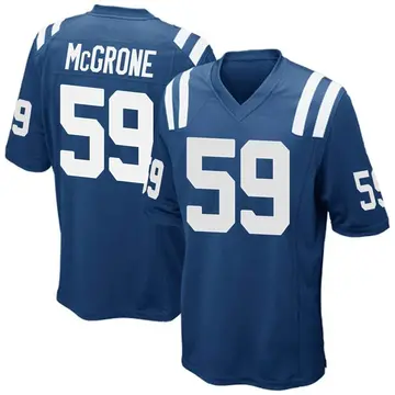 Nike Cameron McGrone Men's Game Indianapolis Colts Royal Blue Team Color Jersey
