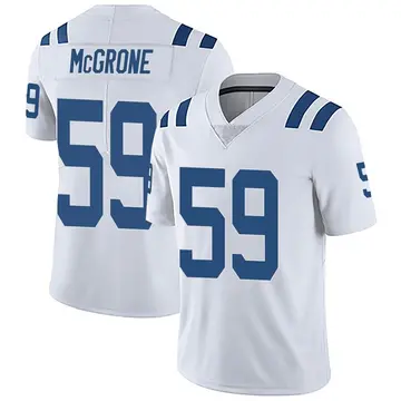Nike Cameron McGrone Men's Limited Indianapolis Colts White Vapor Untouchable Jersey