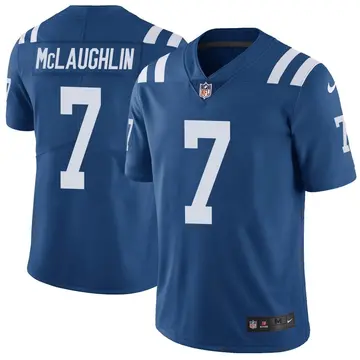 Nike Chase McLaughlin Men's Limited Indianapolis Colts Royal Color Rush Vapor Untouchable Jersey