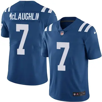 Nike Chase McLaughlin Men's Limited Indianapolis Colts Royal Team Color Vapor Untouchable Jersey