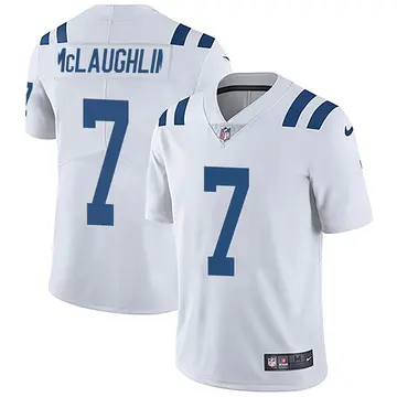 Nike Chase McLaughlin Men's Limited Indianapolis Colts White Vapor Untouchable Jersey
