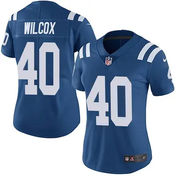 Nike Chris Wilcox Women's Limited Indianapolis Colts Royal Team Color Vapor Untouchable Jersey