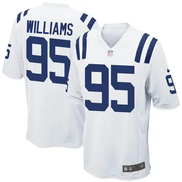 Nike Chris Williams Men's Game Indianapolis Colts White Jersey