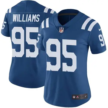 Nike Chris Williams Women's Limited Indianapolis Colts Royal Color Rush Vapor Untouchable Jersey