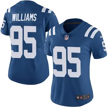 Nike Chris Williams Women's Limited Indianapolis Colts Royal Team Color Vapor Untouchable Jersey
