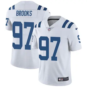 Nike Curtis Brooks Men's Limited Indianapolis Colts White Vapor Untouchable Jersey