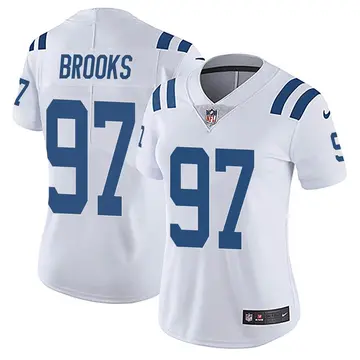 Nike Curtis Brooks Women's Limited Indianapolis Colts White Vapor Untouchable Jersey