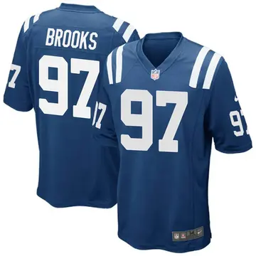 Nike Curtis Brooks Youth Game Indianapolis Colts Royal Blue Team Color Jersey