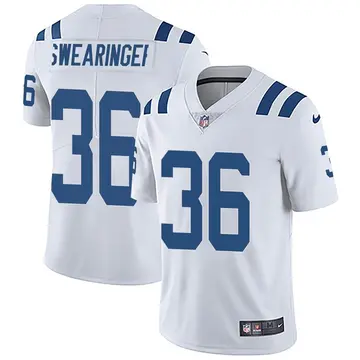 Nike D.J. Swearinger Men's Limited Indianapolis Colts White Vapor Untouchable Jersey