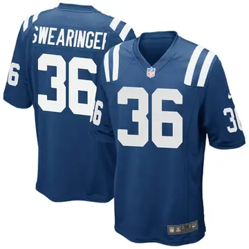 Nike D.J. Swearinger Youth Game Indianapolis Colts Royal Blue Team Color Jersey