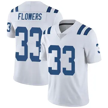Nike Dallis Flowers Youth Limited Indianapolis Colts White Vapor Untouchable Jersey