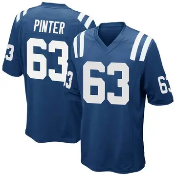 Nike Danny Pinter Youth Game Indianapolis Colts Royal Blue Team Color Jersey
