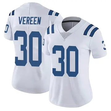 Nike David Vereen Women's Limited Indianapolis Colts White Vapor Untouchable Jersey