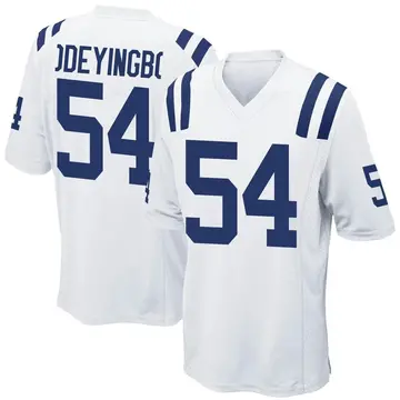 Nike Dayo Odeyingbo Men's Game Indianapolis Colts White Jersey