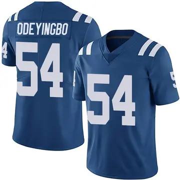 Nike Dayo Odeyingbo Men's Limited Indianapolis Colts Royal Team Color Vapor Untouchable Jersey