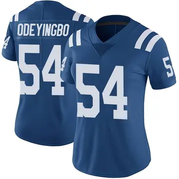 Nike Dayo Odeyingbo Women's Limited Indianapolis Colts Royal Color Rush Vapor Untouchable Jersey