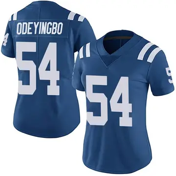 Nike Dayo Odeyingbo Women's Limited Indianapolis Colts Royal Team Color Vapor Untouchable Jersey