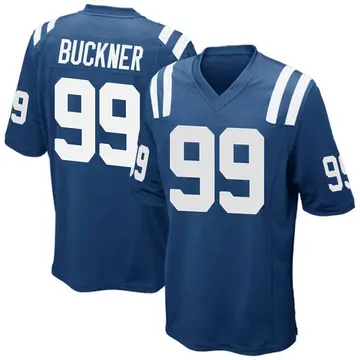 Nike DeForest Buckner Men's Game Indianapolis Colts Royal Blue Team Color Jersey