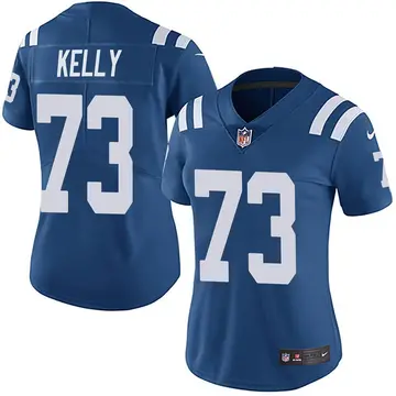 Nike Dennis Kelly Women's Limited Indianapolis Colts Royal Team Color Vapor Untouchable Jersey