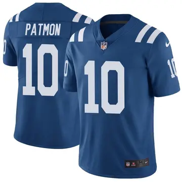 Nike Dezmon Patmon Youth Limited Indianapolis Colts Royal Color Rush Vapor Untouchable Jersey